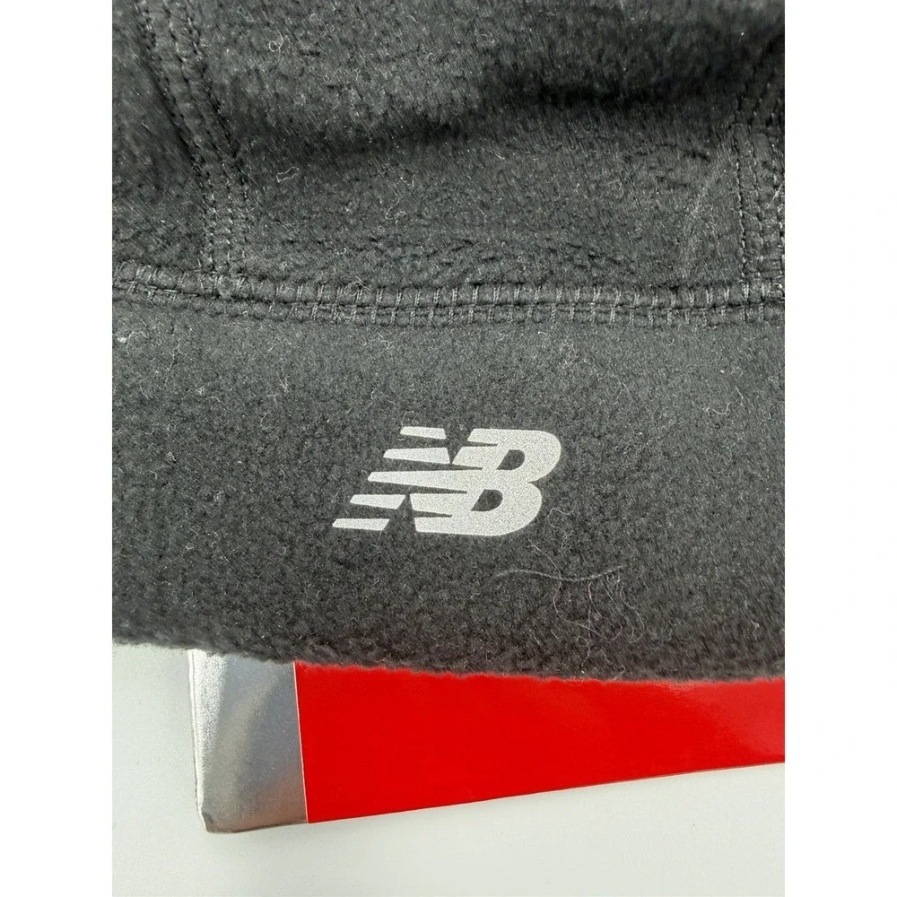 New Balance Youth Trailblazer Fleece Hat Black S/M Reflective